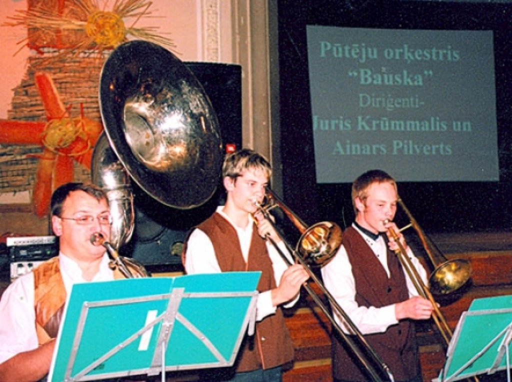 Pūtēju orķestris «Bauska» (foto – Laimonis Šulcs).
Autors: Bauskas Dzīve
