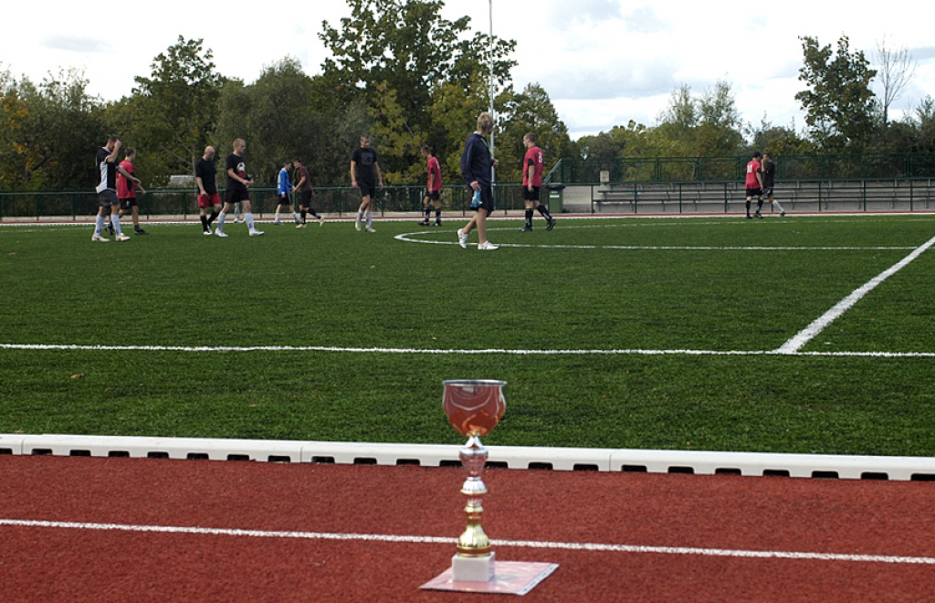 Bauskas 1. vidusskolas stadions.
Autors: No arhīva.