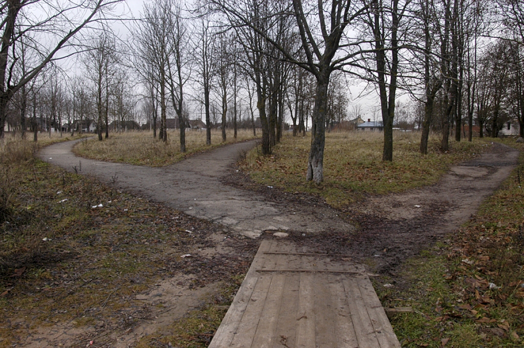 Savulaik šajā vietā tika veidots 1. maija parks. Pilsētas teritorijas plānojums pieļauj šajā zemes gabalā izvietot savrupmājas. Teritorijā plānots saglabāt vienu gājēju celiņu, kurš izvietots tuvāk gravai. Gājēju ietvi paredzēts paplašināt, apgaismot, kā arī  ieklāt bruģi. Saglabāti tiks arī pie gravas esošie koki.
Autors: Ivars Bogdanovs