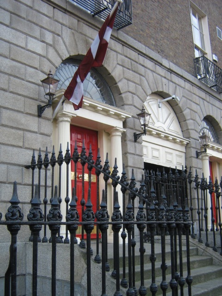 Latvijas vēstniecība Dublinā (Īrija).
Autors: no www.baltic-ireland.ie
