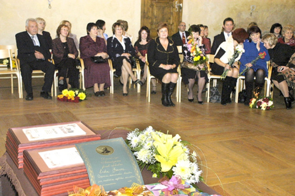 Skolotāju godināšana 12. novembrī notika Bauskas pilī.
Autors: Ivars Bogdanovs
