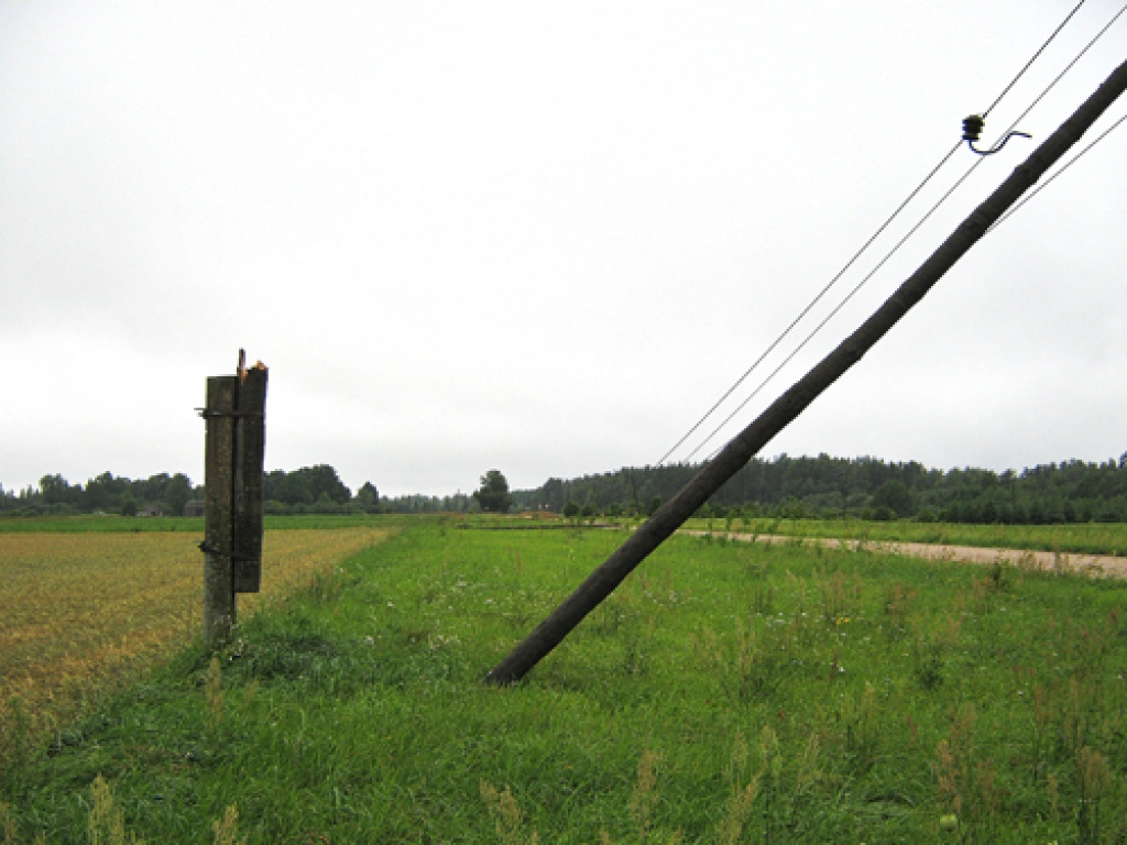 Pēc negaisa, kas Zemgalē plosījās 19. jūlijā pēc pusnakts, Bauskas un Vecumnieku novadā bez elektrības palika vairāki tūkstoši mājsaimniecību. Nogāzti, pat ar saknēm izrauti simtiem koku.