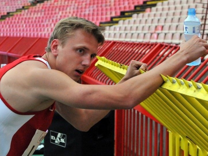 Jānis Baltušs – trīskārtējs Latvijas čempions vieglatlētikā.
Autors: Romualds Vambuts, Sportacentrs.com