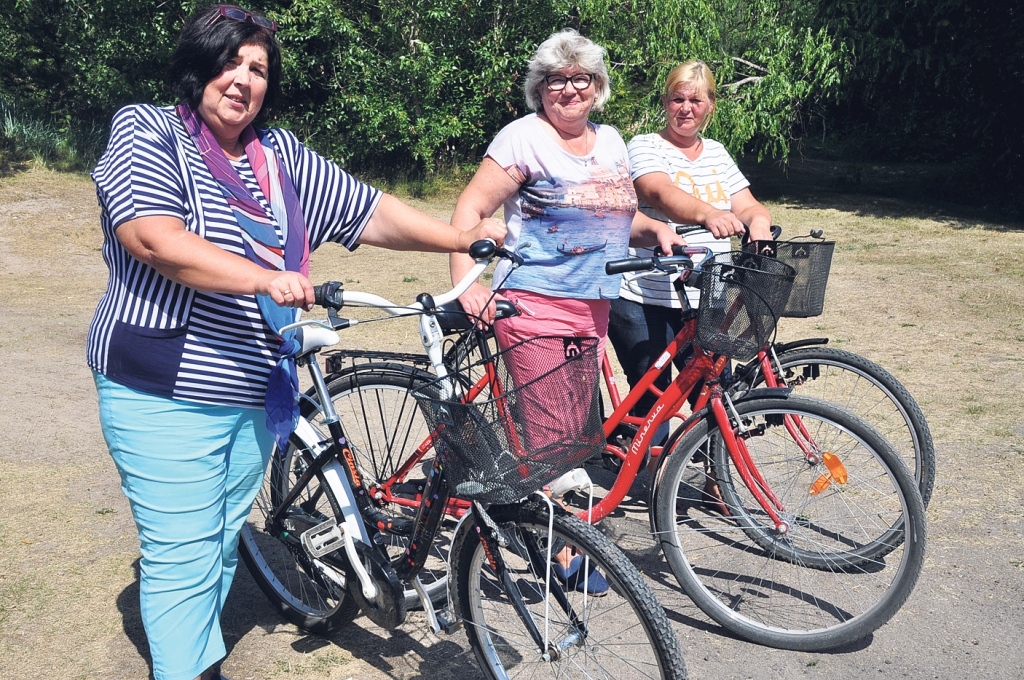 Velo trijotne. Muzeja vadītāja Irina Kurčanova (no kreisās) un viņas kolēģes – Larisa Ķipste un Sandra Tetere.
Autors: Dainis Ģelzis