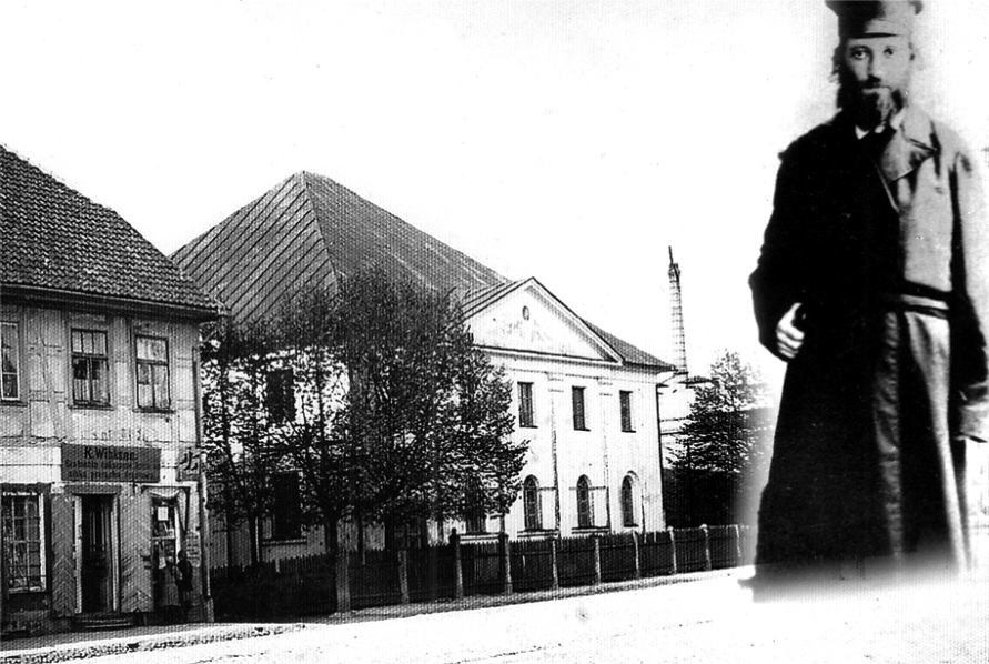 Bauskas sinagoga, pagājušā gadsimta 20. – 30. gadi.
Autors: A. Urtāna arhīvs.