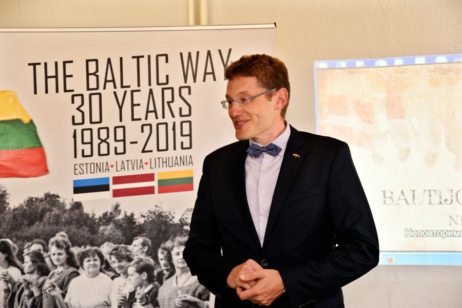 Donats Vainalavičs Bauskas muzejā 23. augustā.
Autors: Ivars Bogdanovs