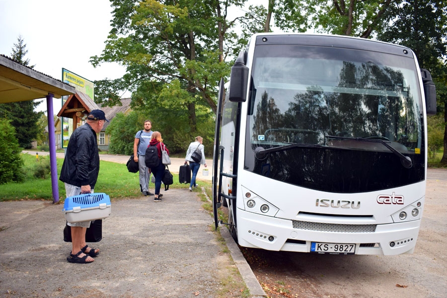 Pasažieru pārvadājumus maršrutā Rīga–Valle–Kurmene nodrošina a/s «Cata».
Autors: Žanna Zālīte