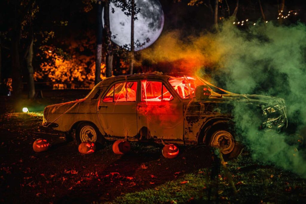 Halovīna šausmu parks Bauskā.
Autors: Publicitātes foto/ Nauris Veiss